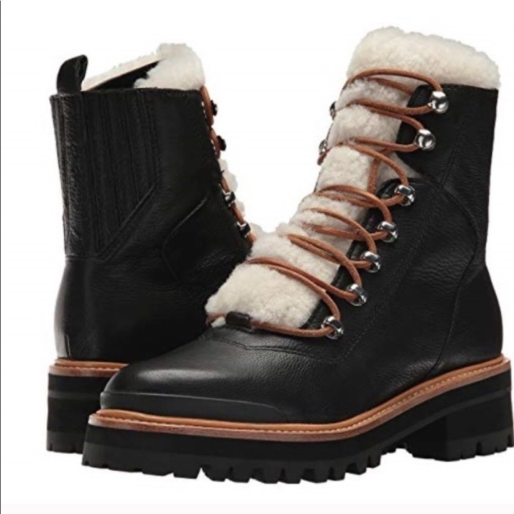 ISO Marc fisher size 8 izzie boot in black leather